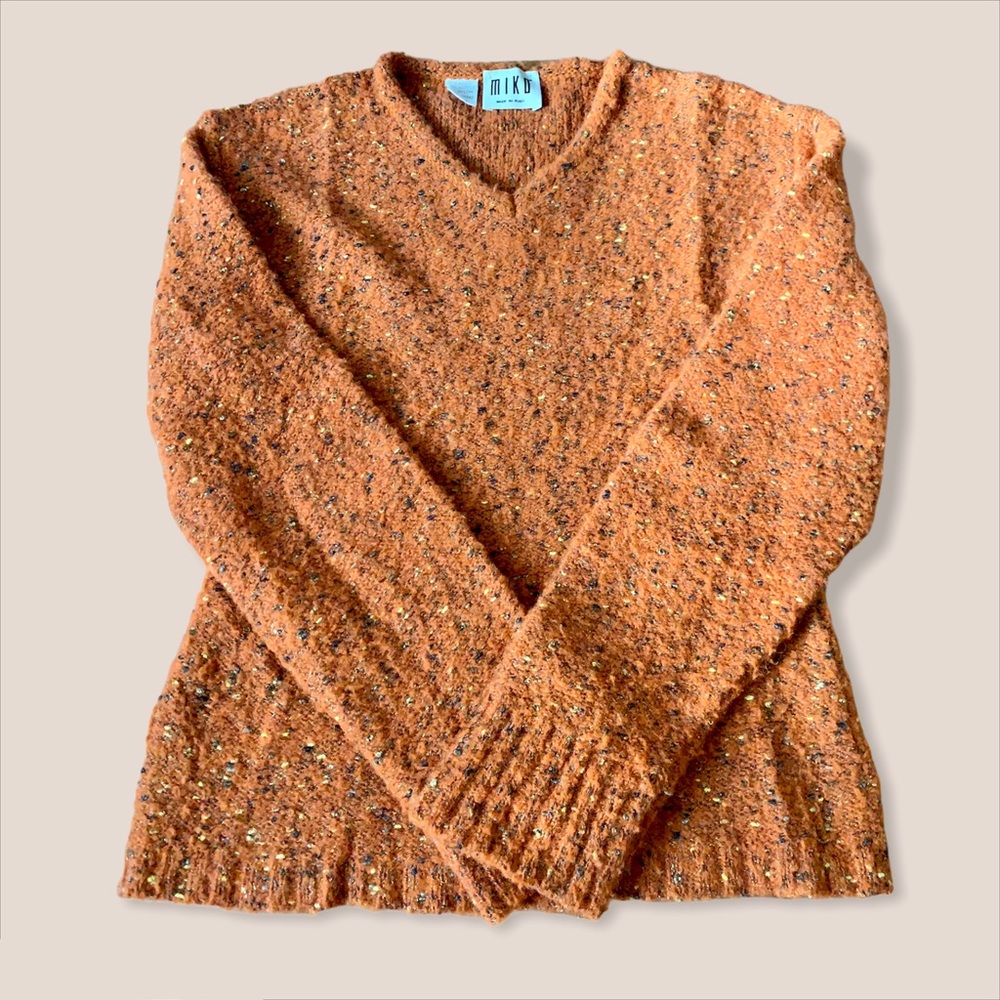Miko Vintage Orange Sweater